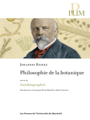 cover image of Philosophie de la botanique